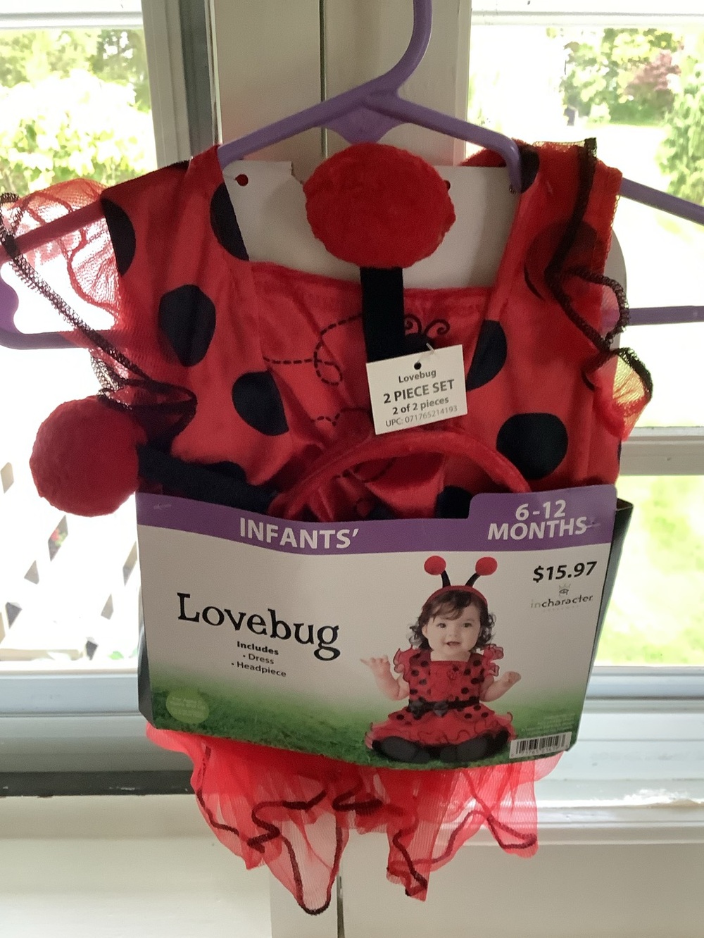 Love Red and Black Lovebug Infant Costume - 2 Piece Set
